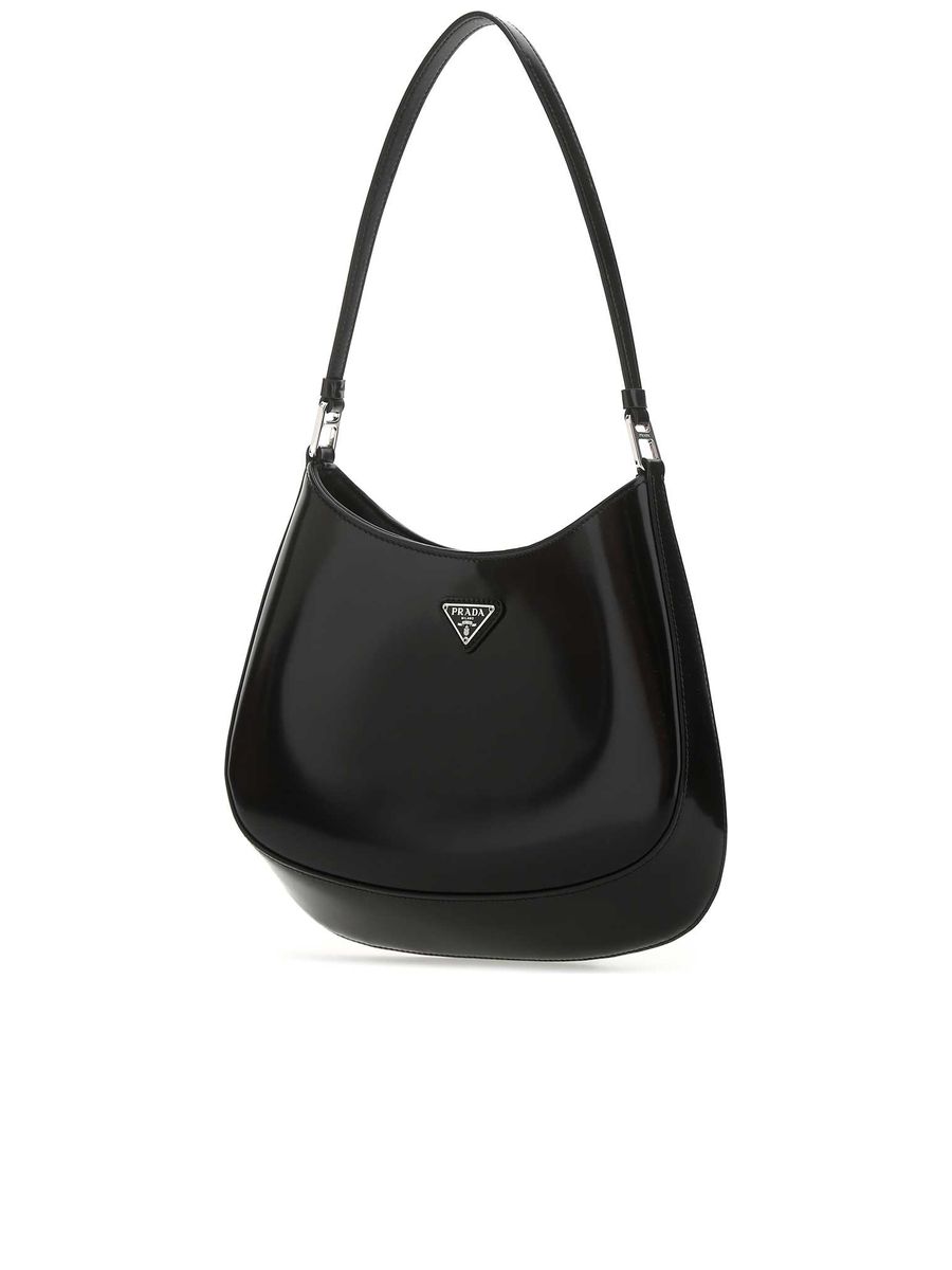 Prada Cleo Brushed Leather Shoulder Bag