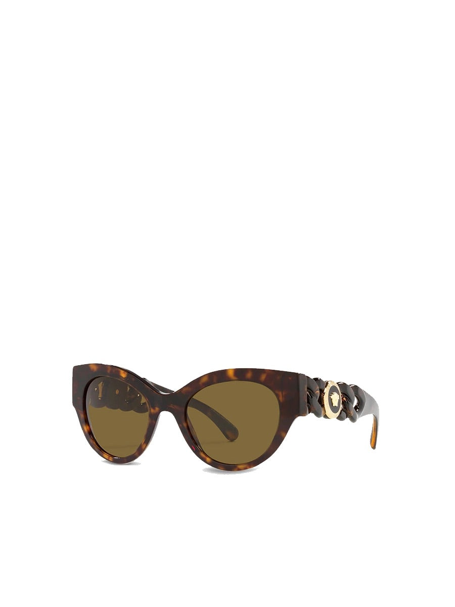 Medusa Chain Phantos Sunglasses O4408 in Havana