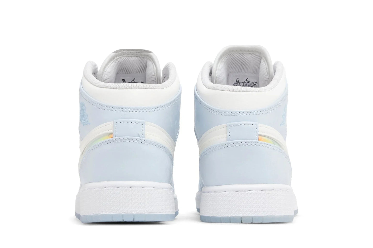 Mid Glitter Swoosh Blue
