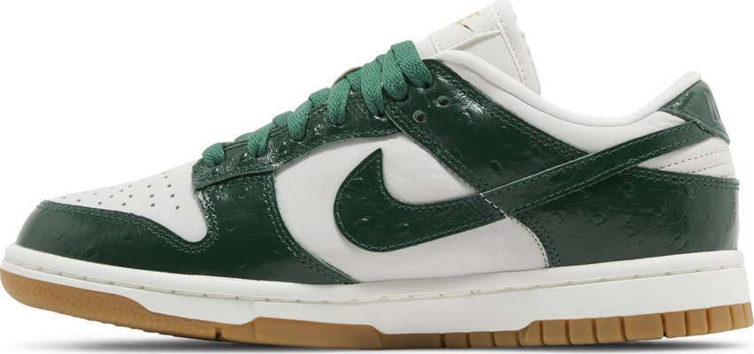 Low Green and White Ostrich