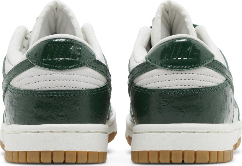 Low Green and White Ostrich
