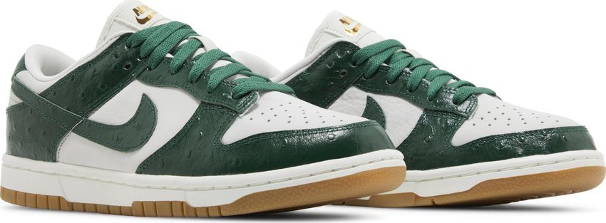 Low Green and White Ostrich