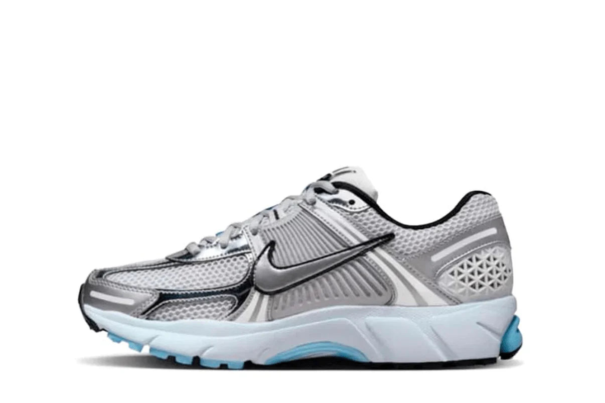Metallic Silver & Blue Tint