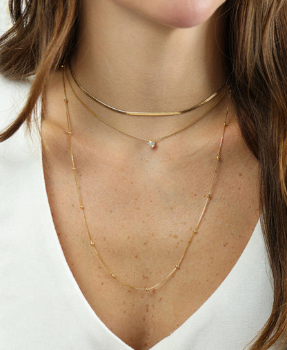 Glam Necklace Trio – 18K Gold Plated