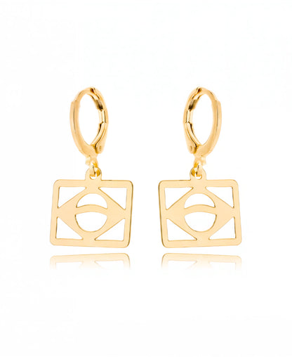 Brazil Hoop Earrings – 18K Gold Plated