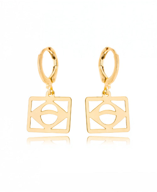 Brazil Hoop Earrings – 18K Gold Plated