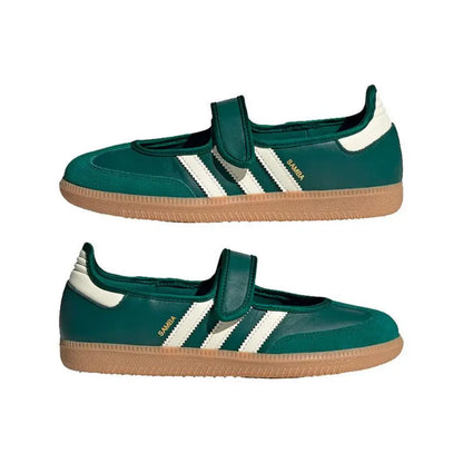 Samba Jane Green White Gum