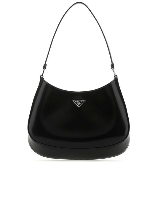 Prada Cleo Brushed Leather Shoulder Bag