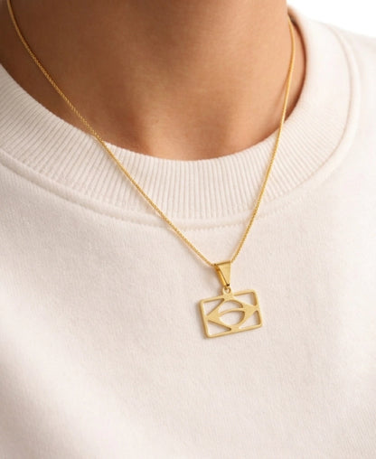 Brazil Pendant Necklace – 18K Gold Plated