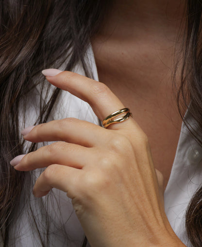 Beth Ring – 18K Gold Plated