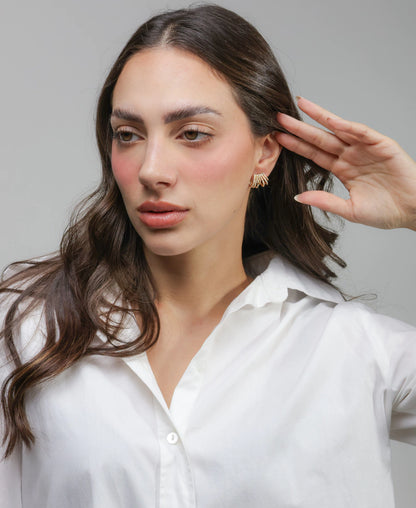 Mavie Earrings – 18K Gold Plated