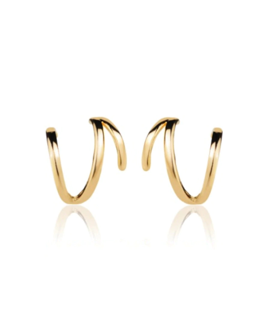 Snake Earrings – 18K Gold Plated