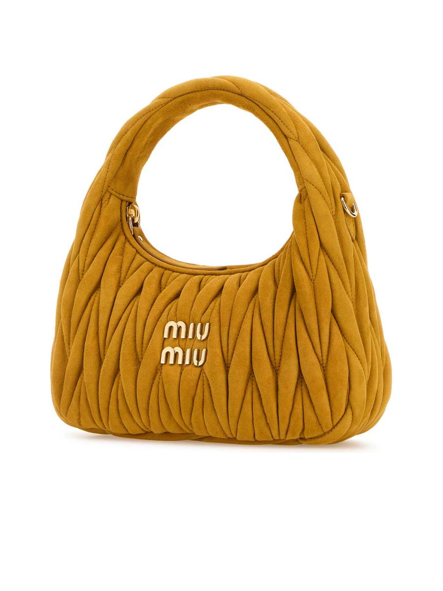 Wander Matelassé Suede Bag