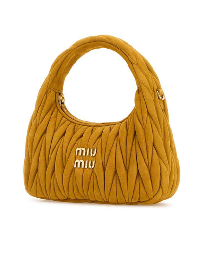 Wander Matelassé Suede Bag