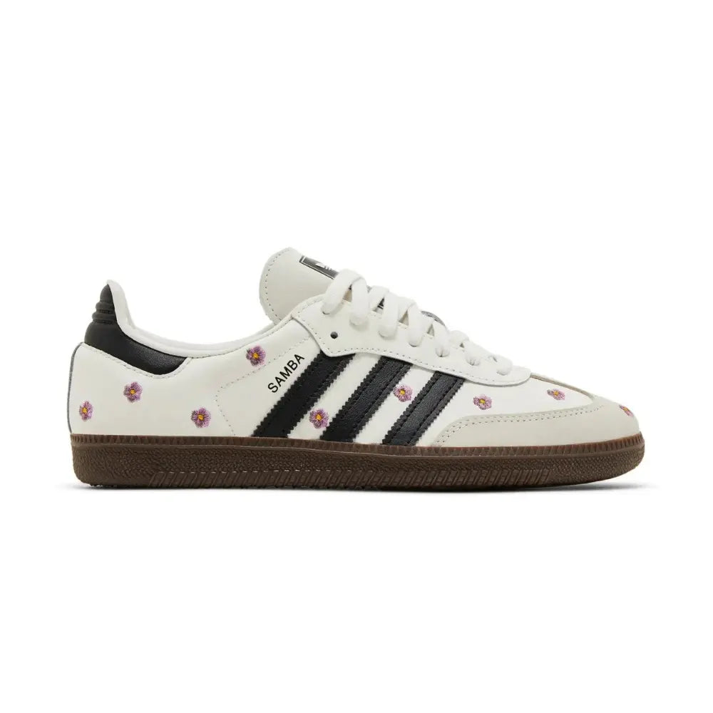 Samba Og White Floral Embroidery