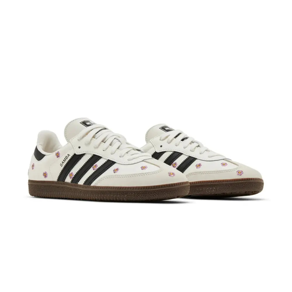 Samba Og White Floral Embroidery