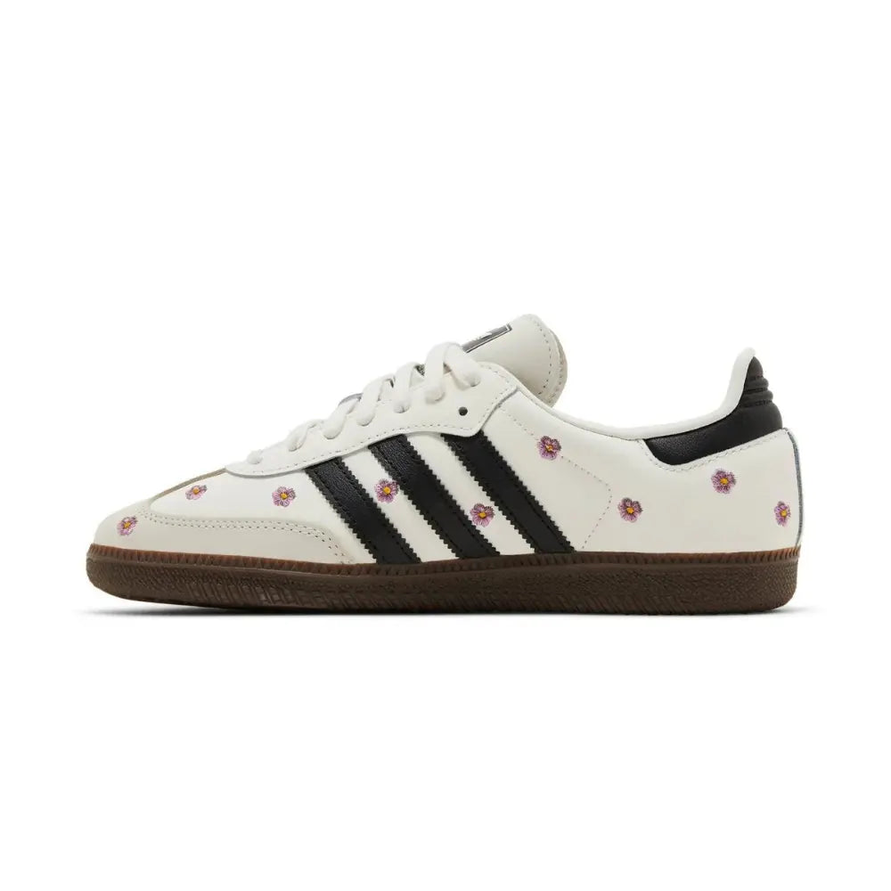 Samba Og White Floral Embroidery