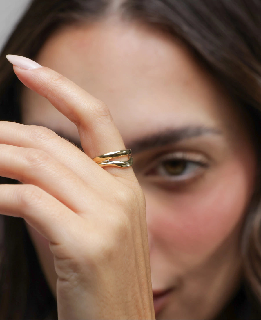 Beth Ring – 18K Gold Plated