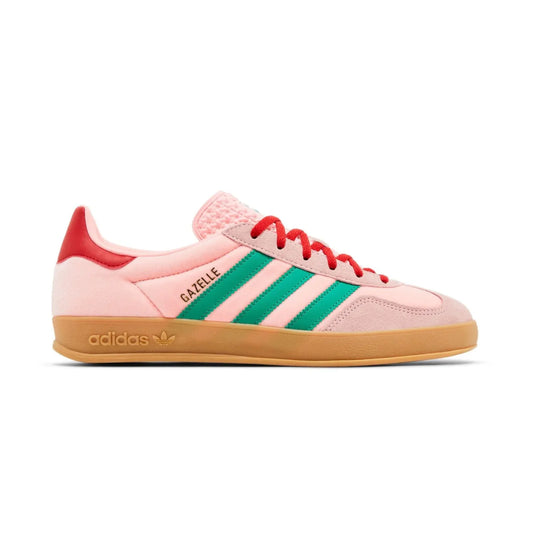 Gazelle Indoor Court Green Glow Pink