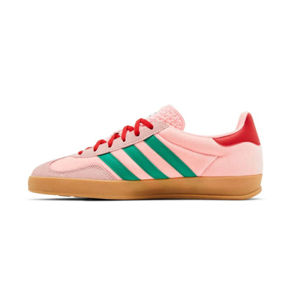 Gazelle Indoor Court Green Glow Pink