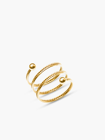 Double Layer Spring Rotating Ring