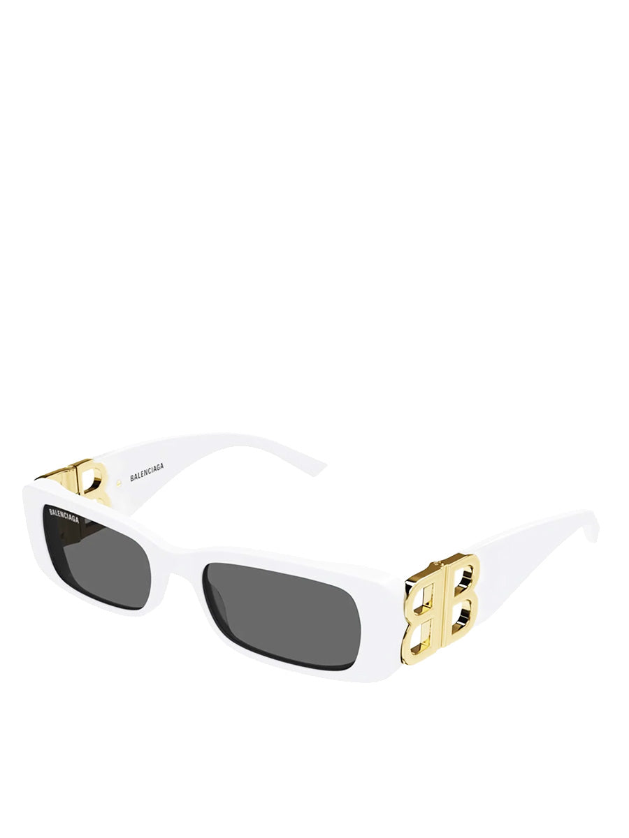 Dynasty Rectangle Sunglasses BB0096S in White