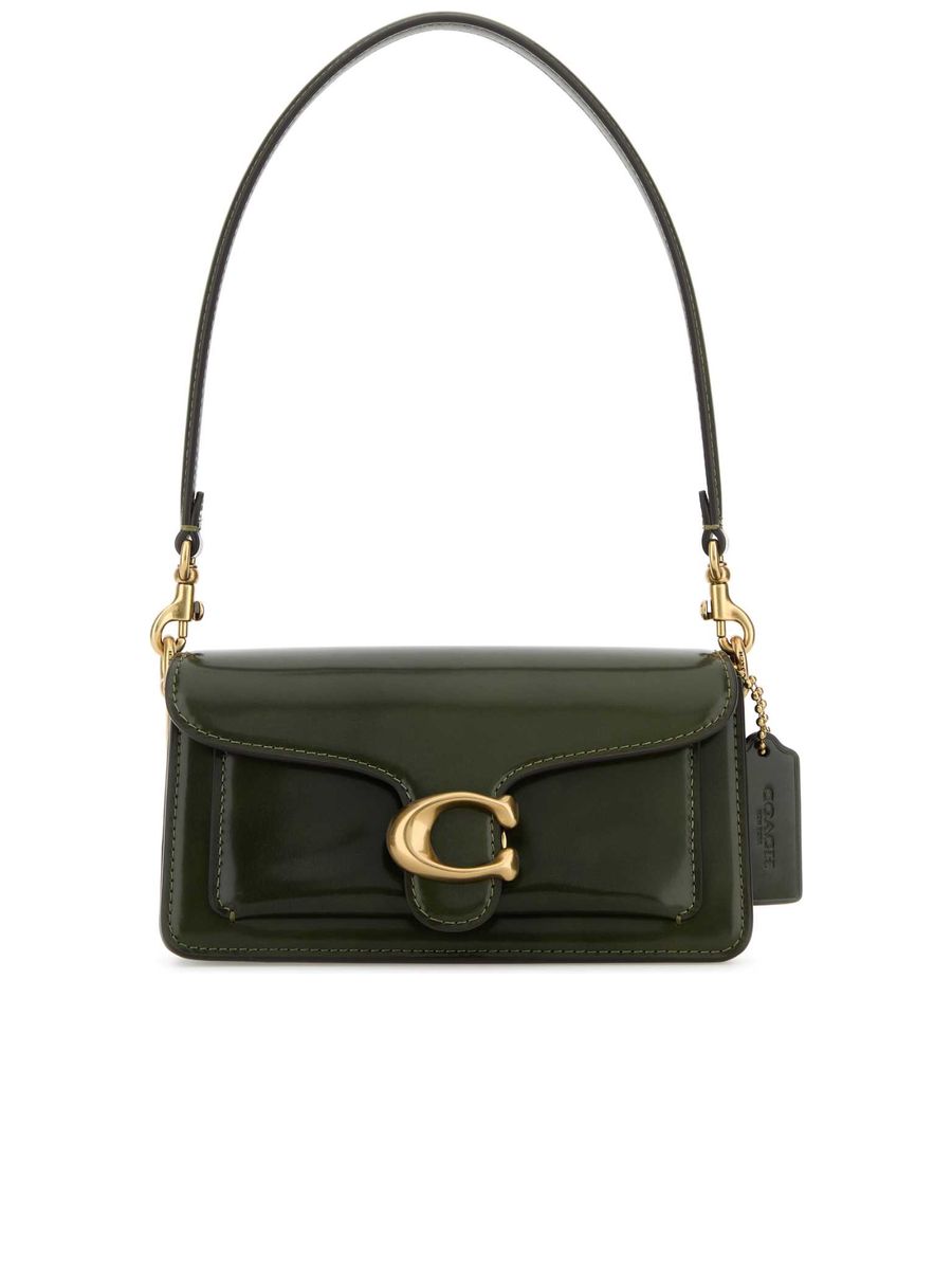 Spazzolato Leather Tabby Shoulder Bag