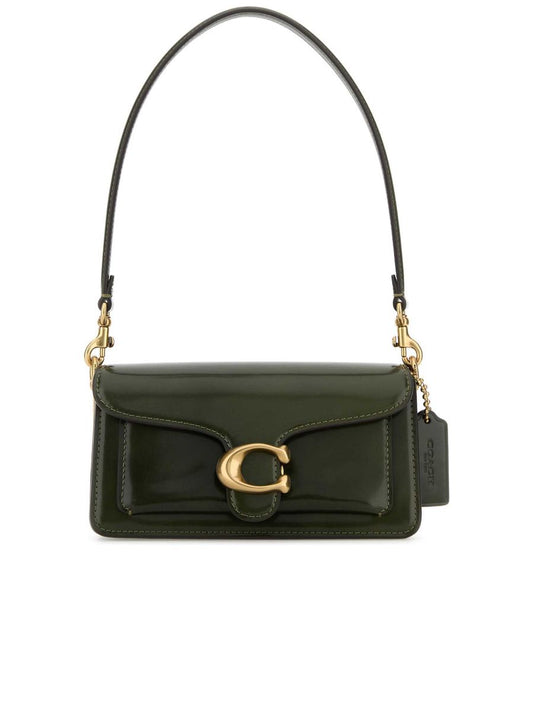 Spazzolato Leather Tabby Shoulder Bag