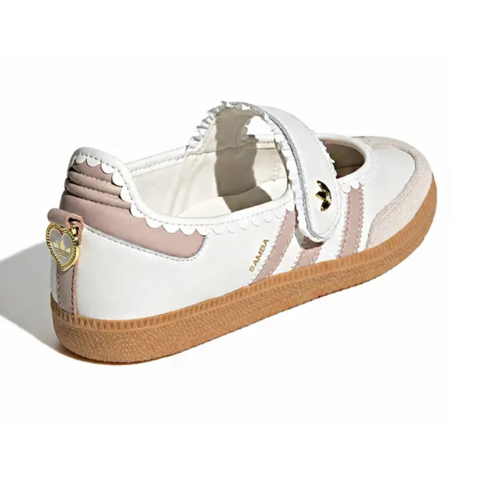 Samba Jane Ruffle Pack White Pink Gum