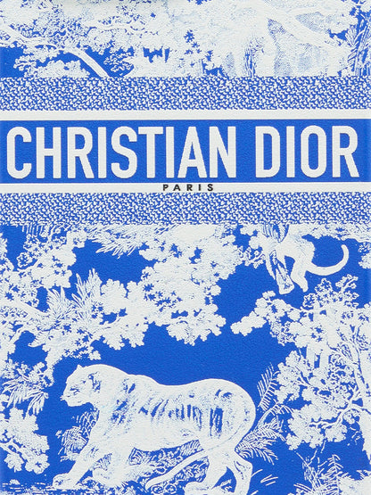 Dior Case Iphone 13 Pro in Fluorescent Blue Toile de Jouy