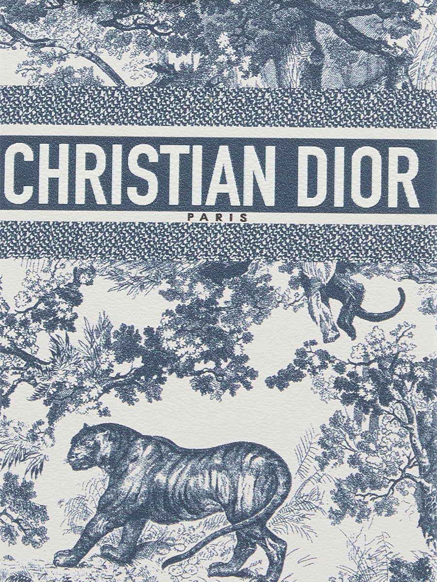 Dior Case Iphone 13 Pro in Blue Toile de Jouy