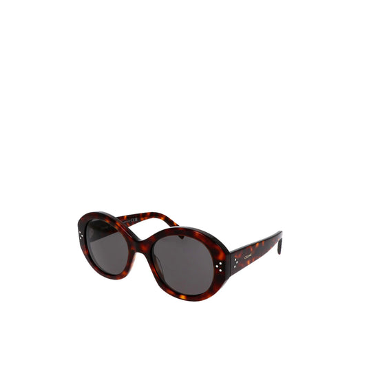 Round Sunglasses CL40240I in Red Havana