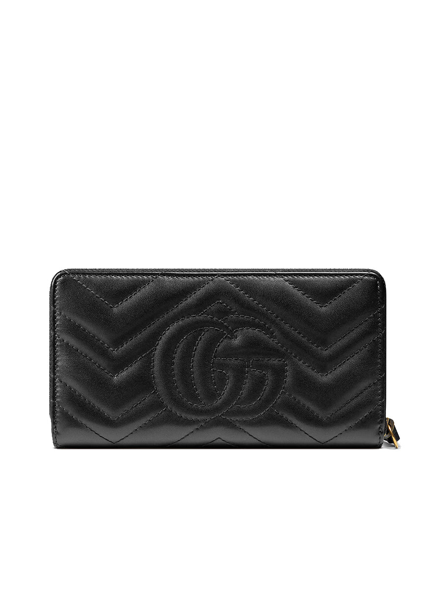 GG Marmont Zip Around Wallet