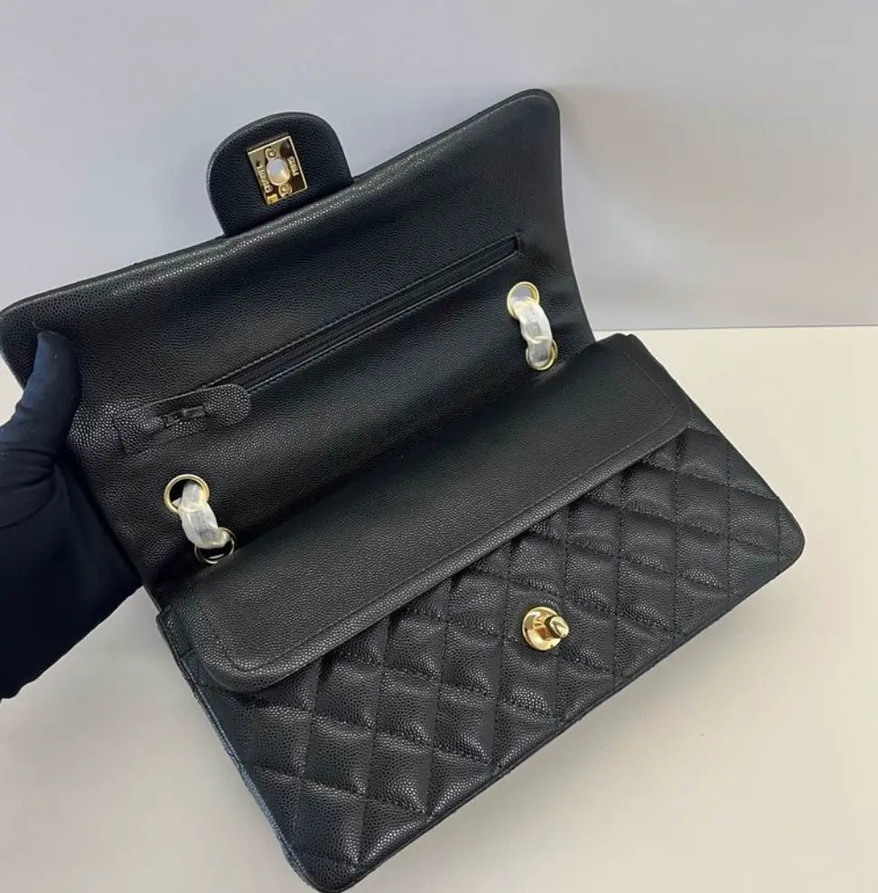 Classic  Leather Flap Bag Medium