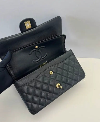 Classic  Leather Flap Bag Medium