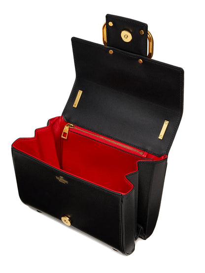 Stud Sign Grainy Calfskin Shoulder Bag