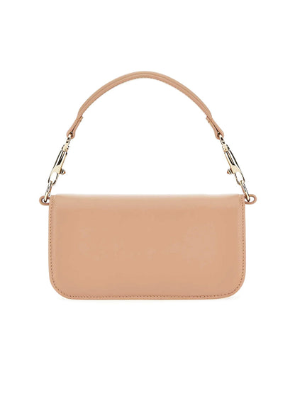 Small Loco Calfskin Shoulder Bag in Rose Canelle