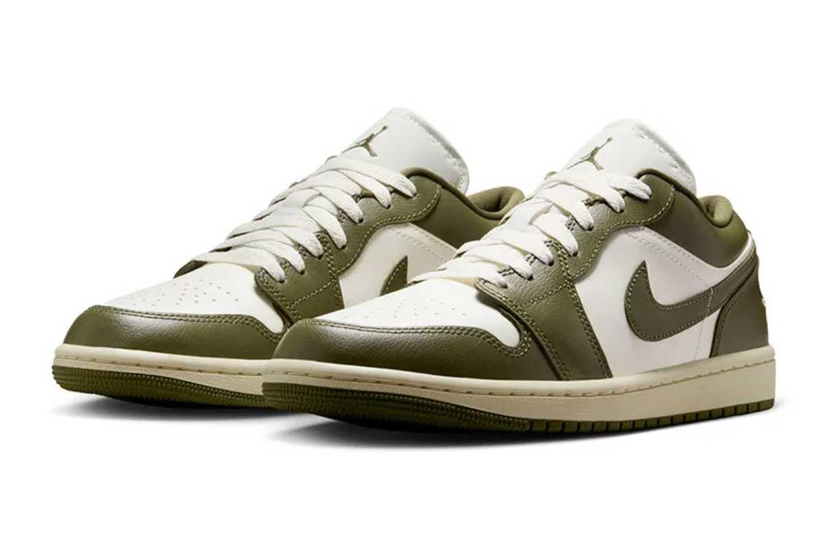 Low Medium Olive Green