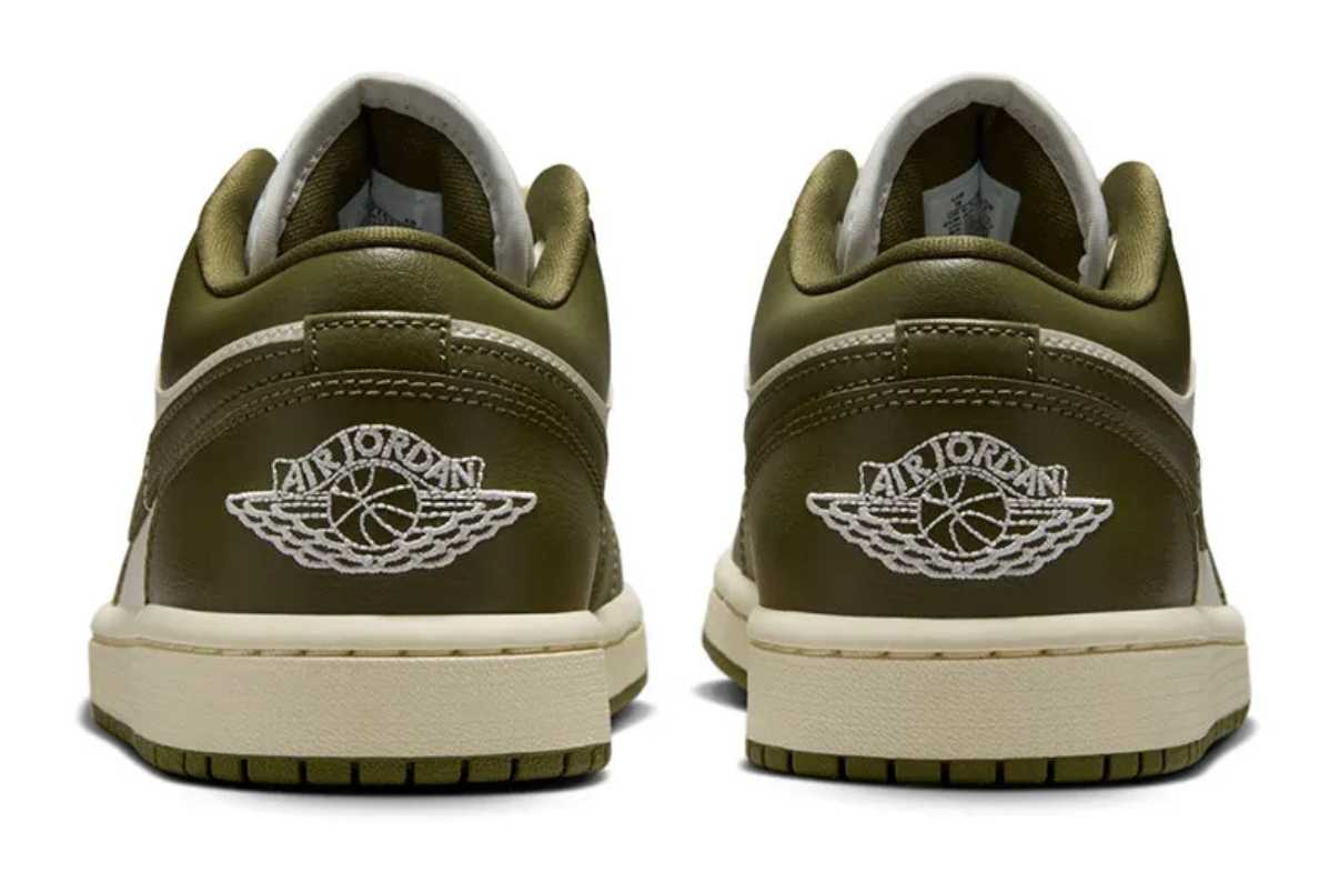 Low Medium Olive Green