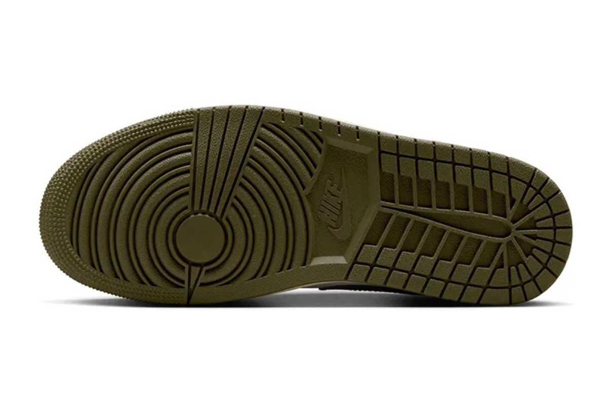 Low Medium Olive Green