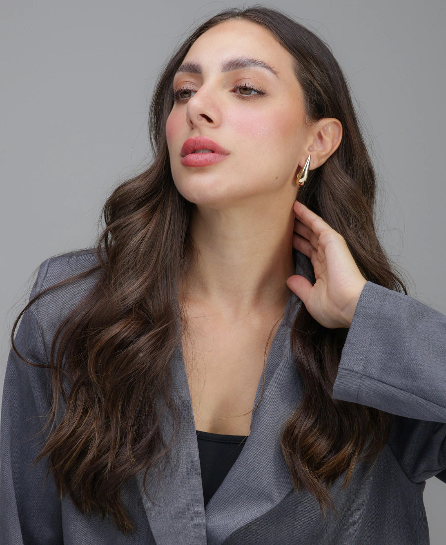 Drop Earrings – 18K Gold Plated