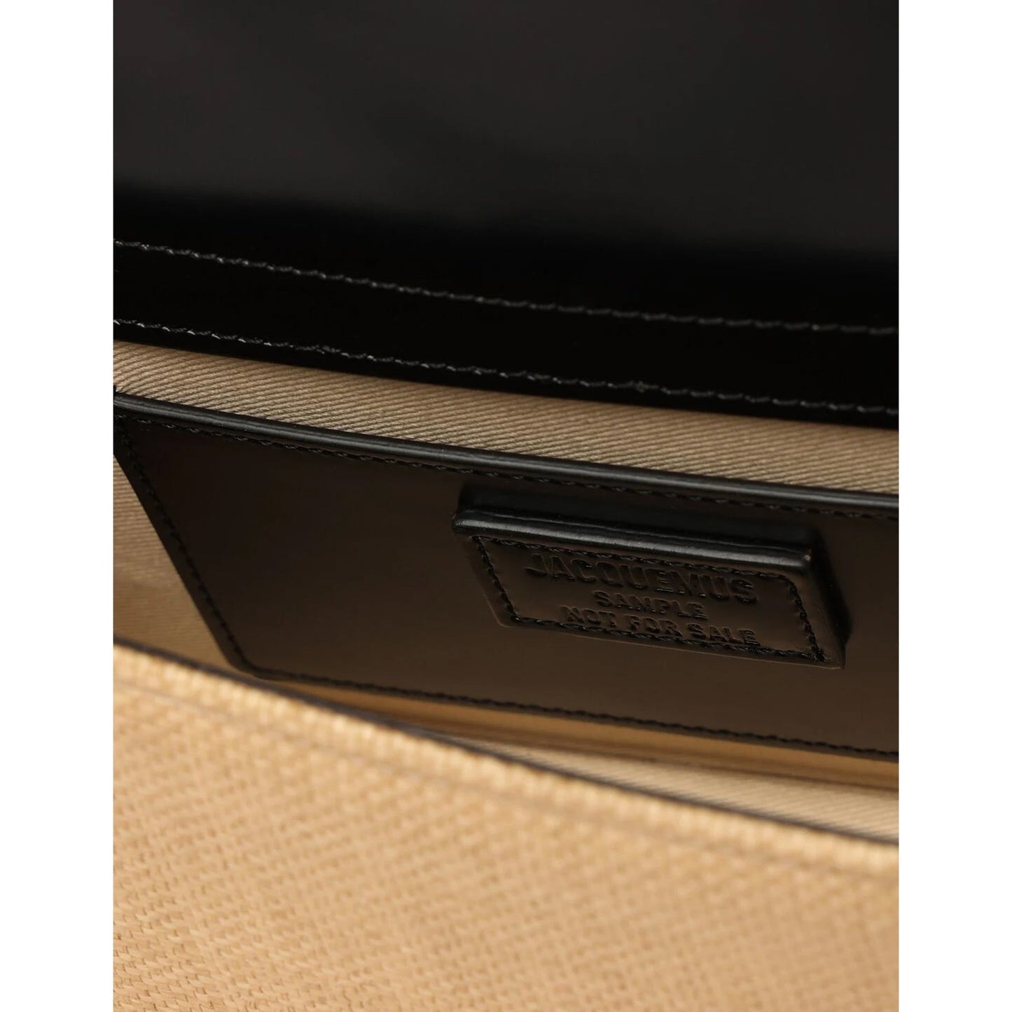 Le Grand Bambino Raffia Effect Shoulder Bag