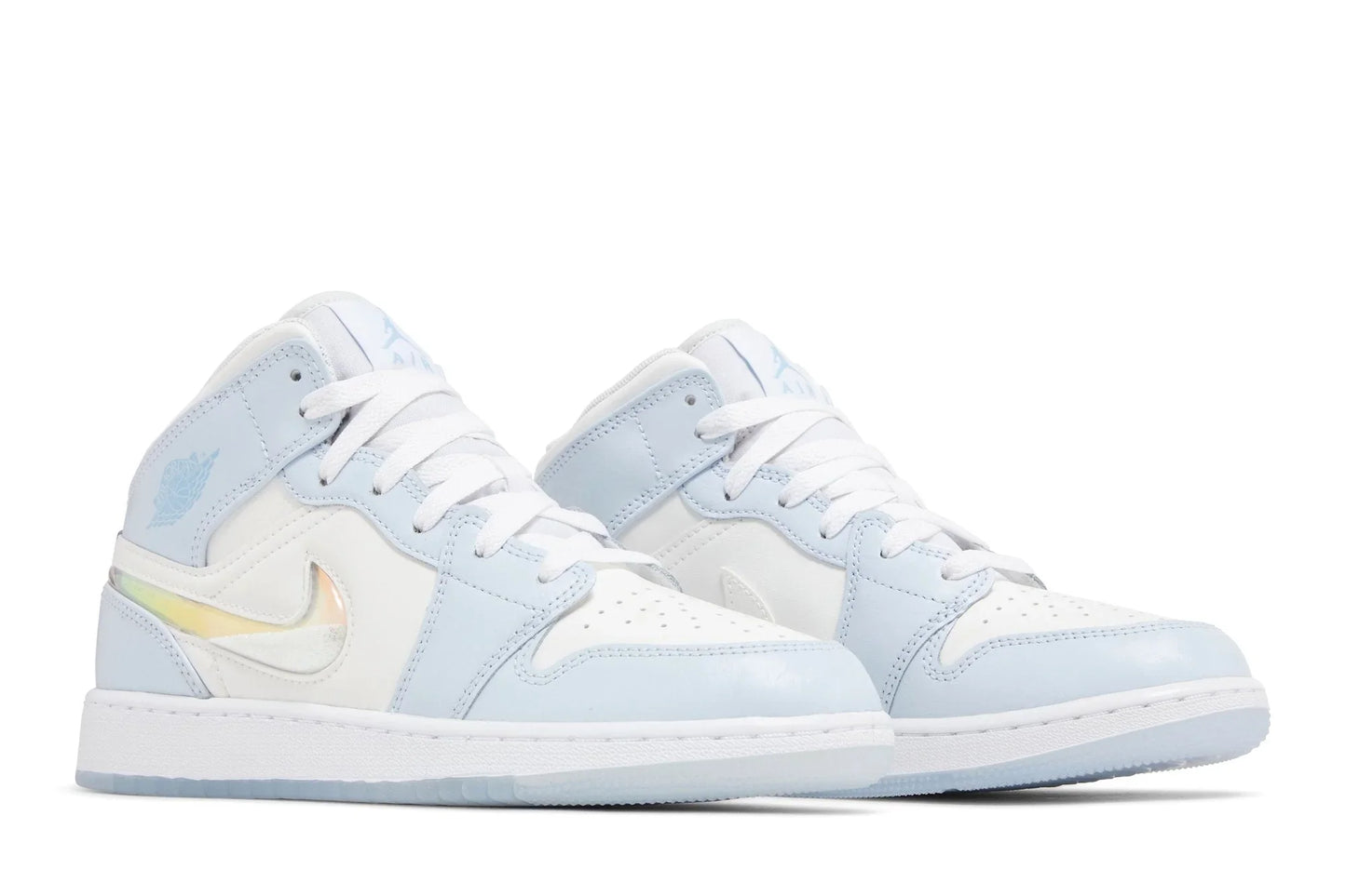 Mid Glitter Swoosh Blue