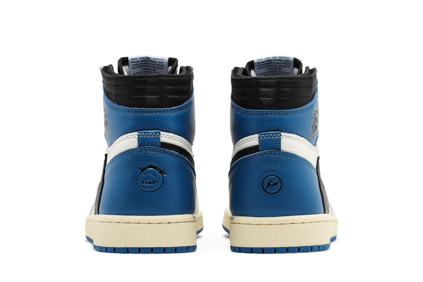 T S Leather, White, Blue