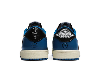 Low Fragment Design x TS Leather-White-Black-Blue