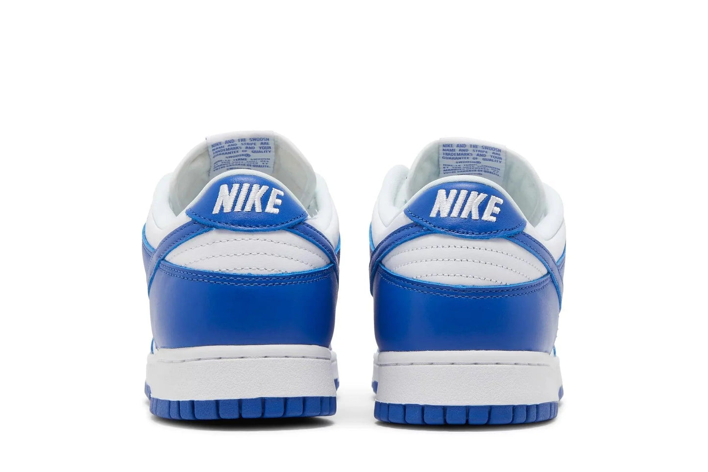 Low Blue and White