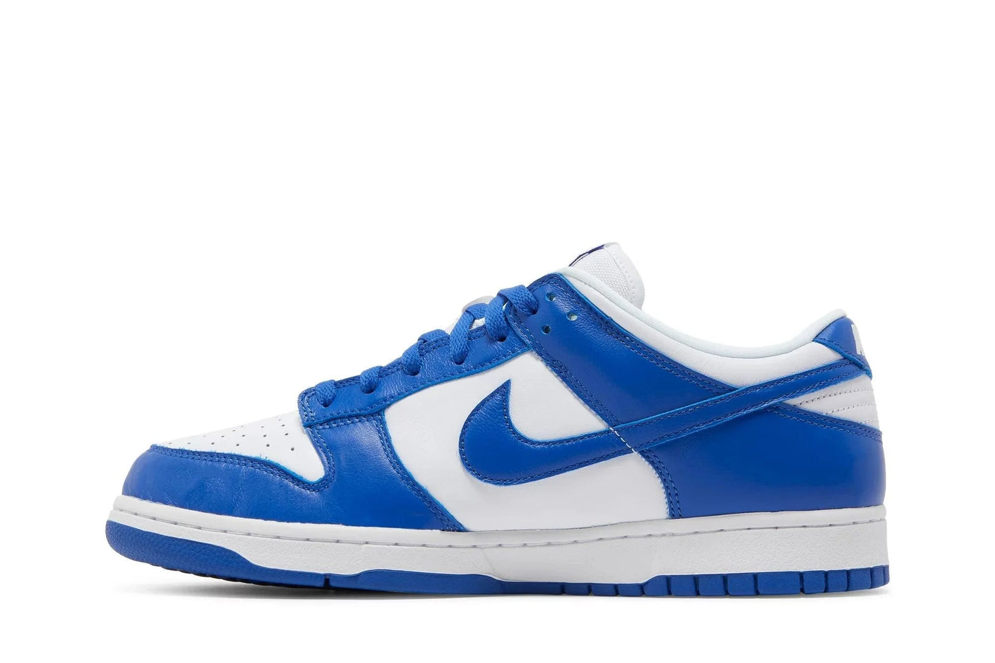 Low Blue and White
